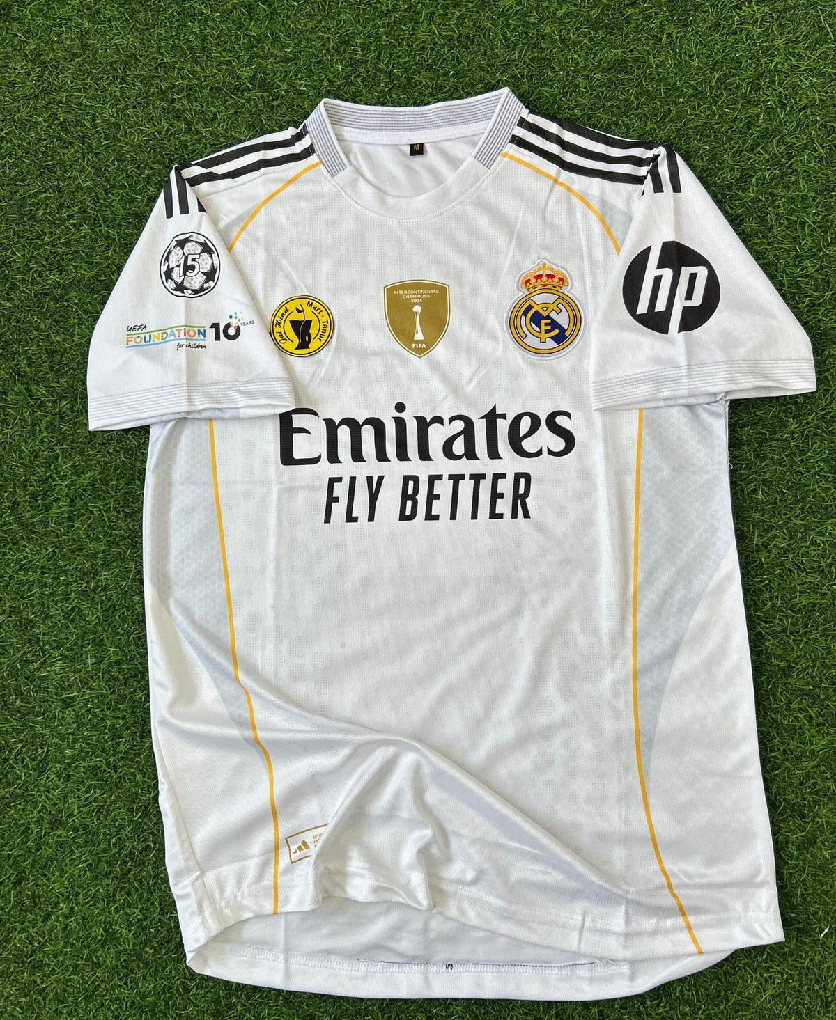 REAL MADRID 2025-26 SEASON HOME KIT, HALFSLEEVE EMBROIDERY