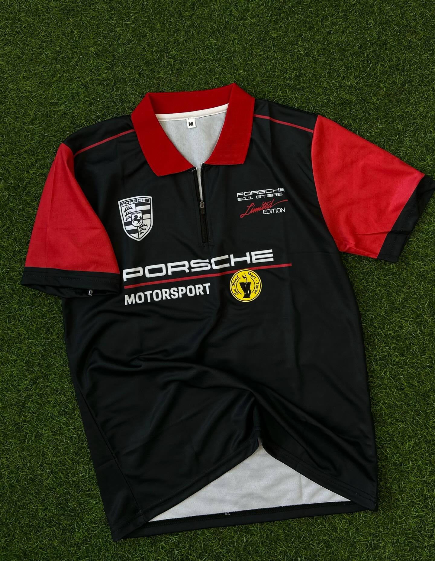 F1 PORSCHE MOTOSPORT JERSEY, HALFSLEEVE POLO SUBLIMATION