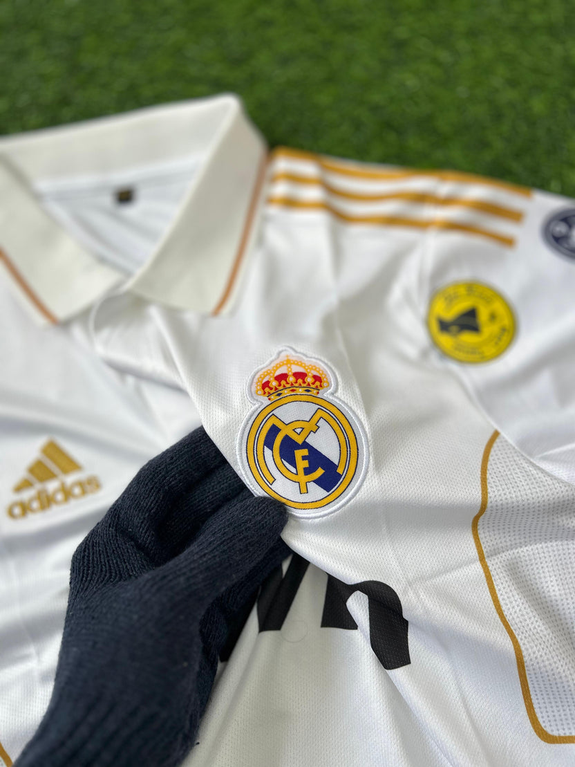 REAL MADRID 2011/12 HOME KIT Cristiano Ronaldo Edition Half-Sleeve Polo T-Shirt (Embroidered)