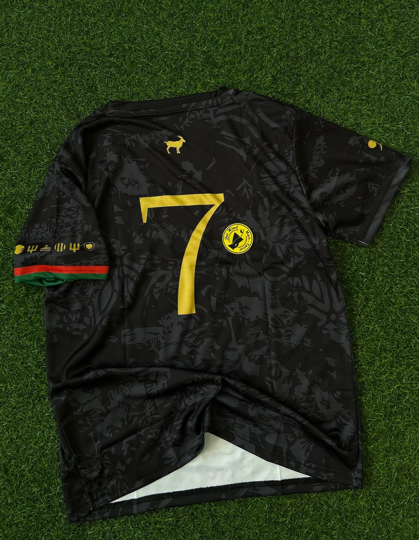 PORTUGAL SPECIAL GOAT VERSION -RONALDO TRIBUTE, HALFSLEEVE EMBROIDERY