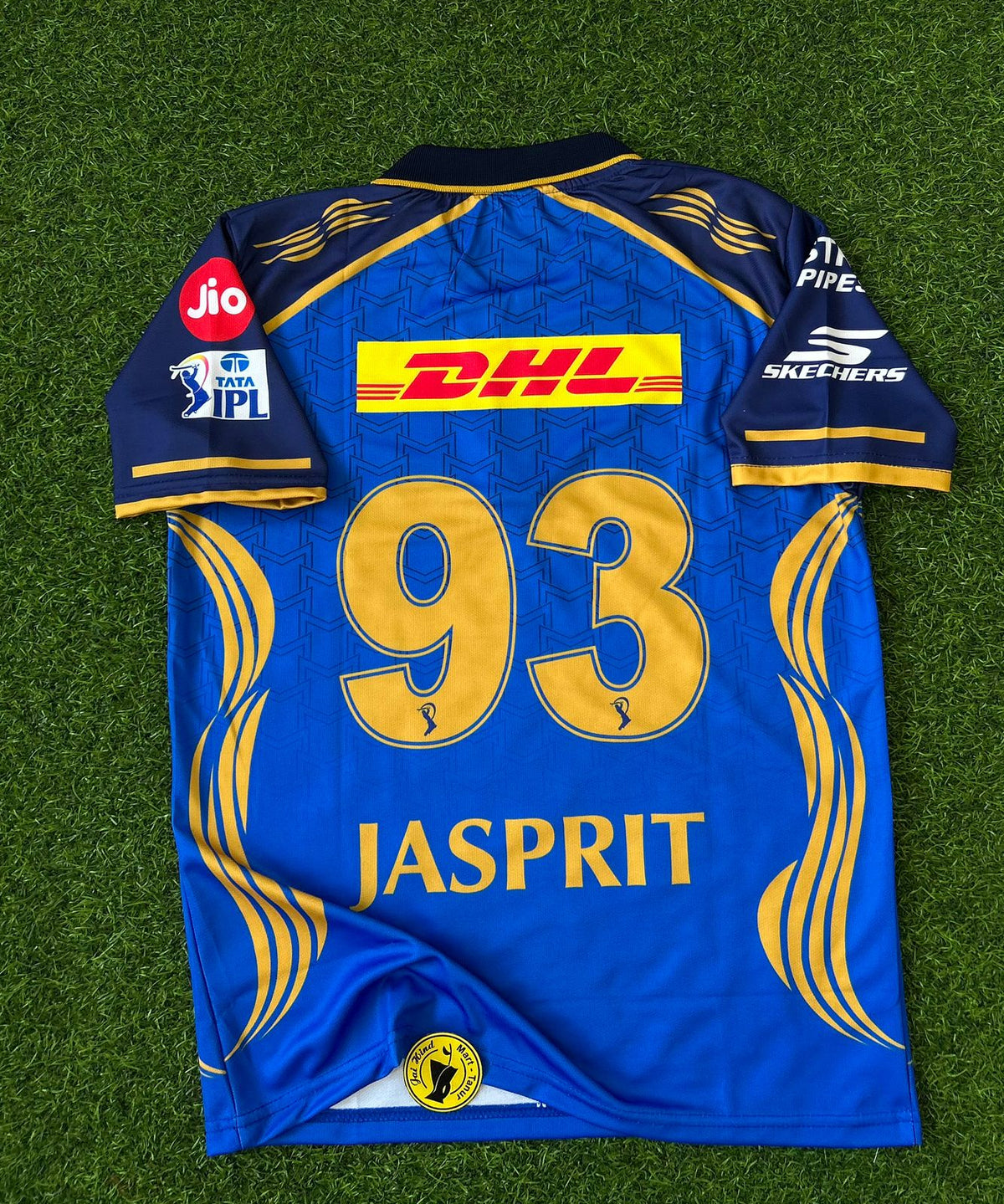 MUMBAI INDIANS 2026 IPL KIT, HALFSLEEVE POLO SUBLIMATION