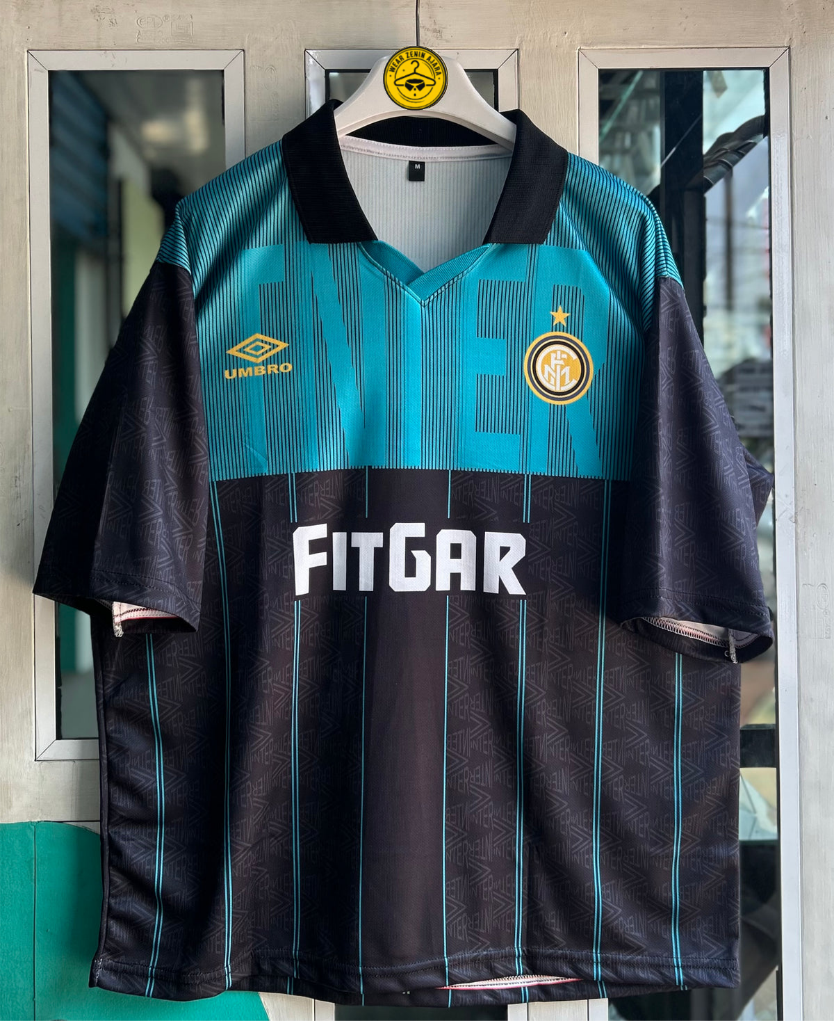 INTERMILAN 1991-92 THIRD KIT, FIVESLEEVE POLO SUBLIMATION