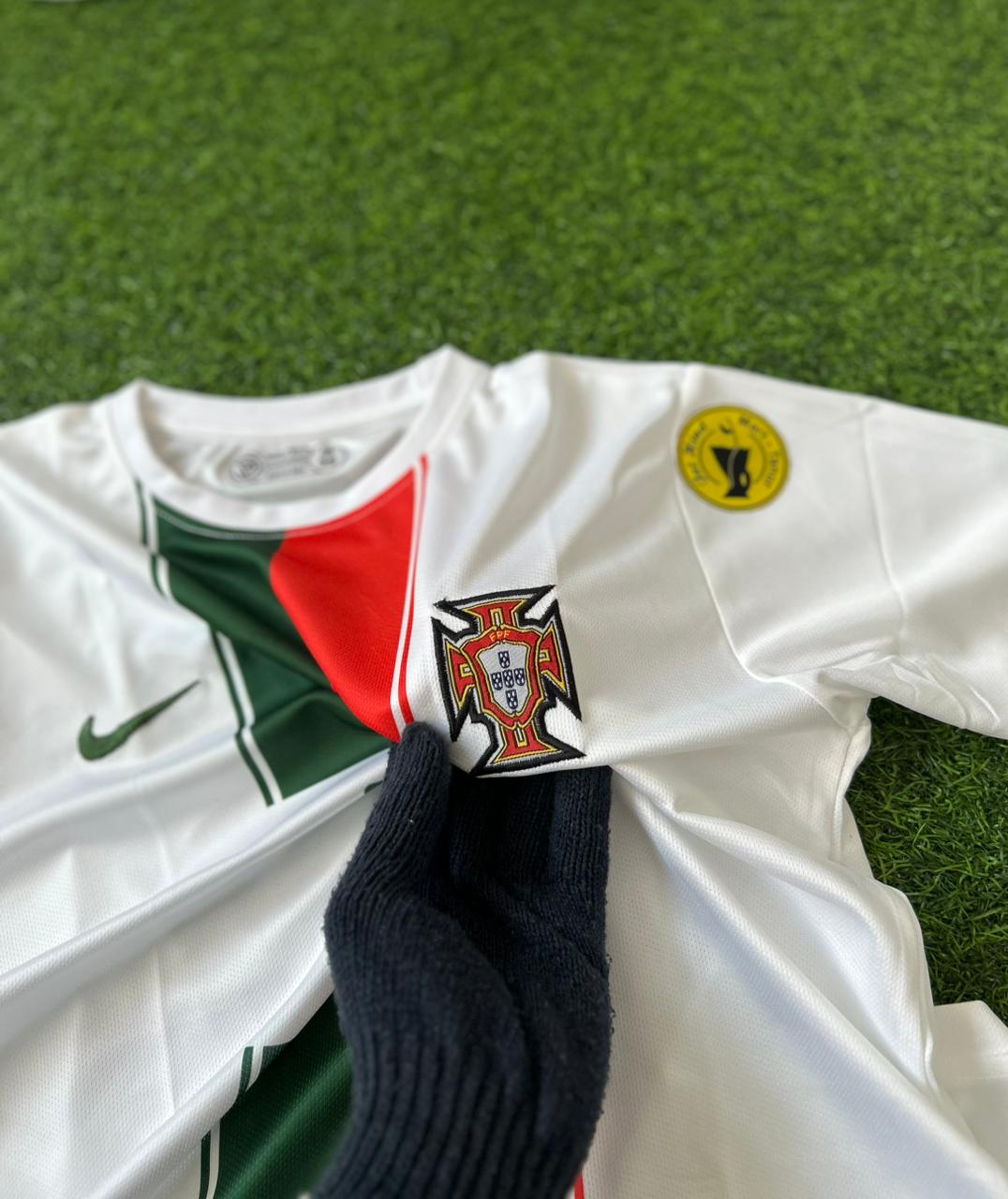 PORTUGAL 2010 WORLD CUP AWAY KIT, HALFSLEEVE EMBROIDERY