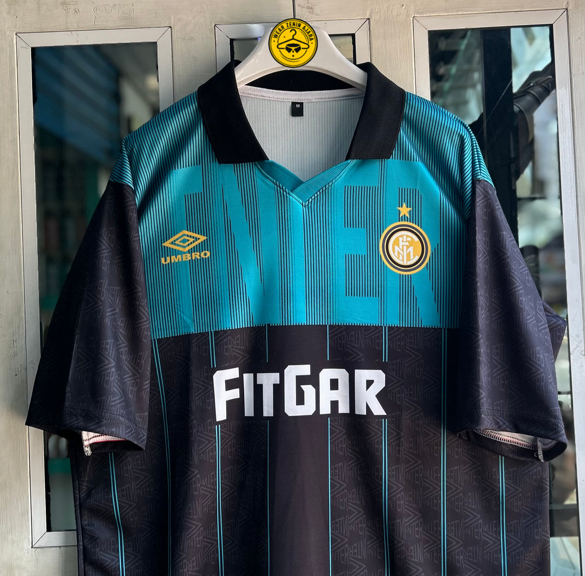 INTERMILAN 1991-92 THIRD KIT, FIVESLEEVE POLO SUBLIMATION