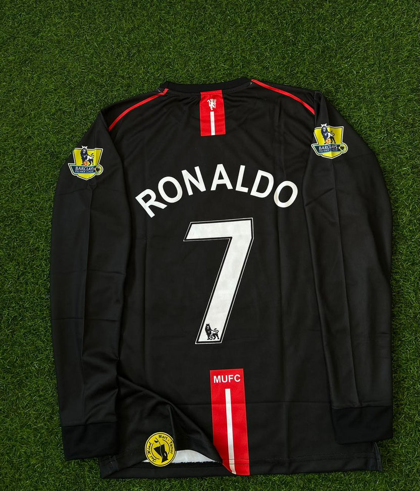 MAN UNITED 2007-08 AWAY KIT, FULLSLEEVE EMBROIDERY