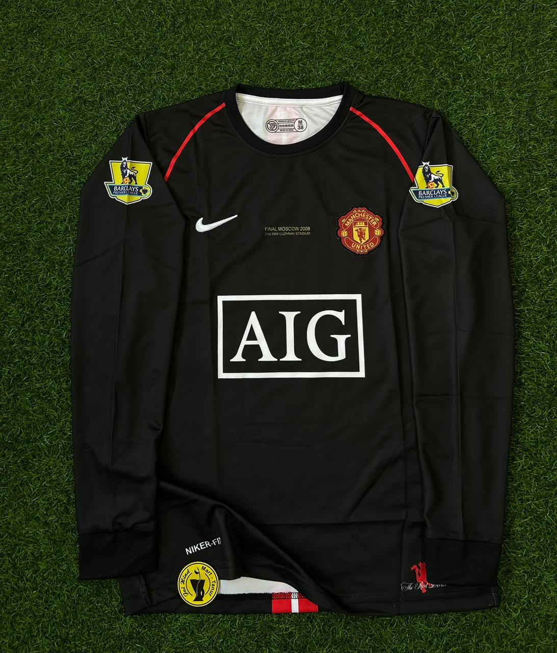 MAN UNITED 2007-08 AWAY KIT, FULLSLEEVE EMBROIDERY