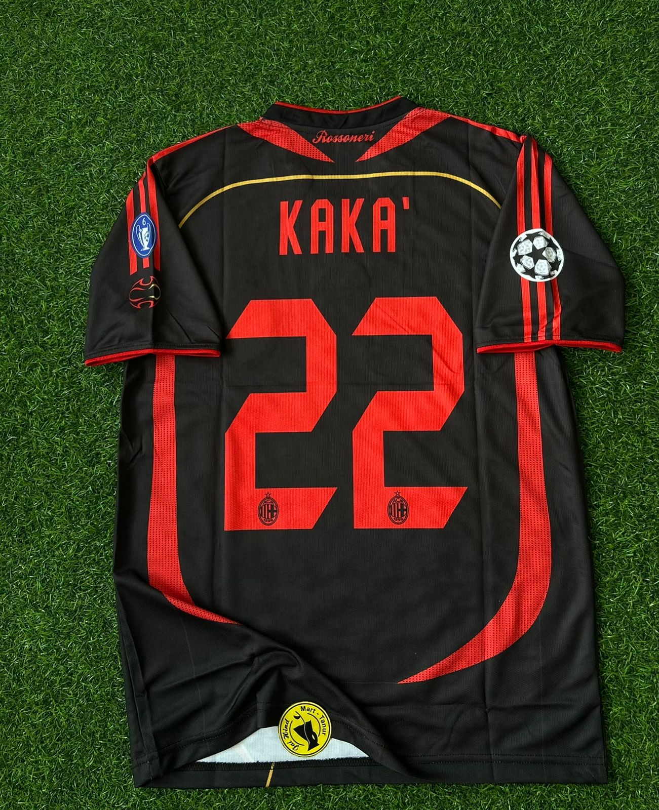 AC MILAN 2006-07 THIRD KIT, HALFSLEEEVE EMBROIDERY