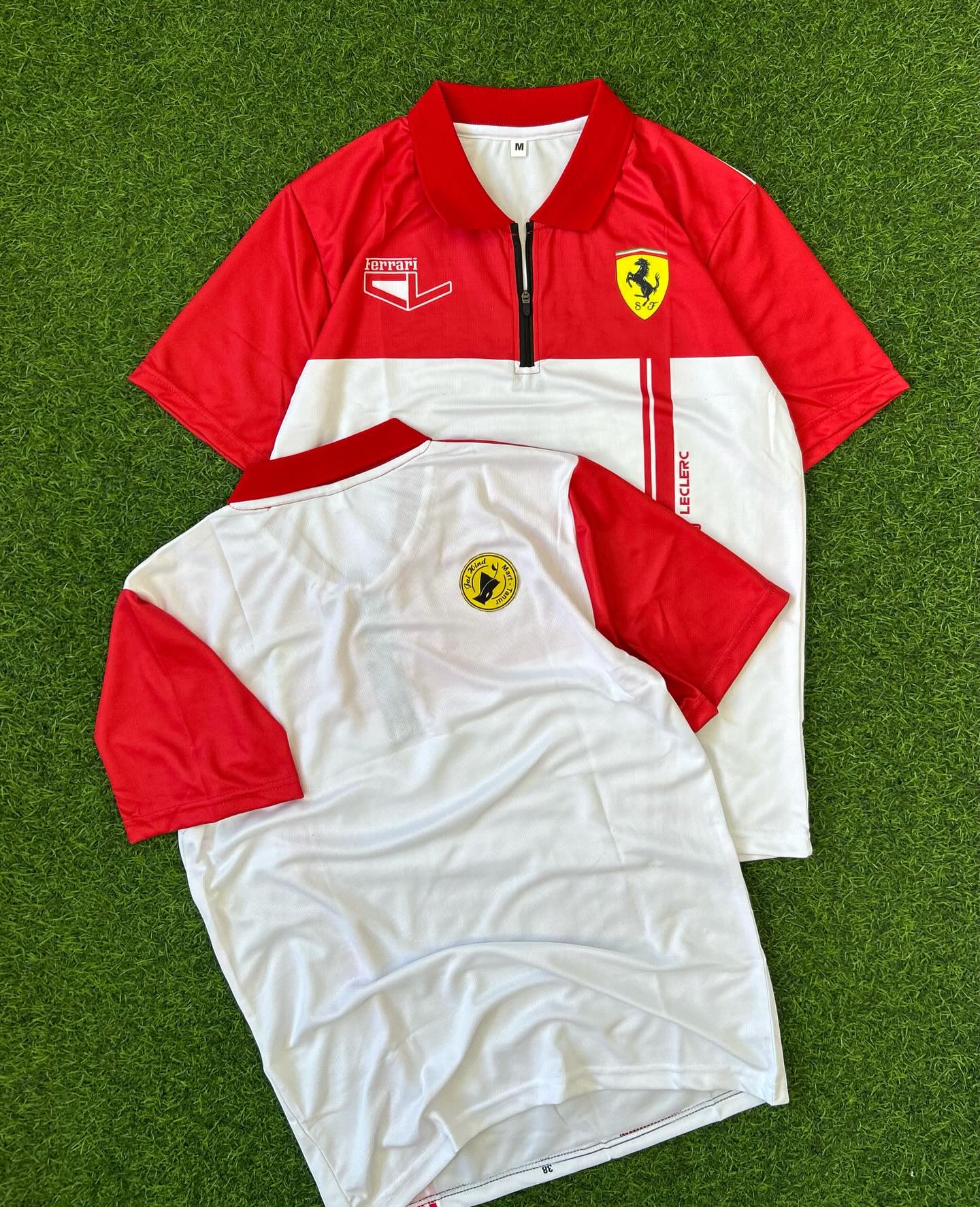 F1 JERSEY FERRARI, HALFSLEEVE POLO SUBLIMATION