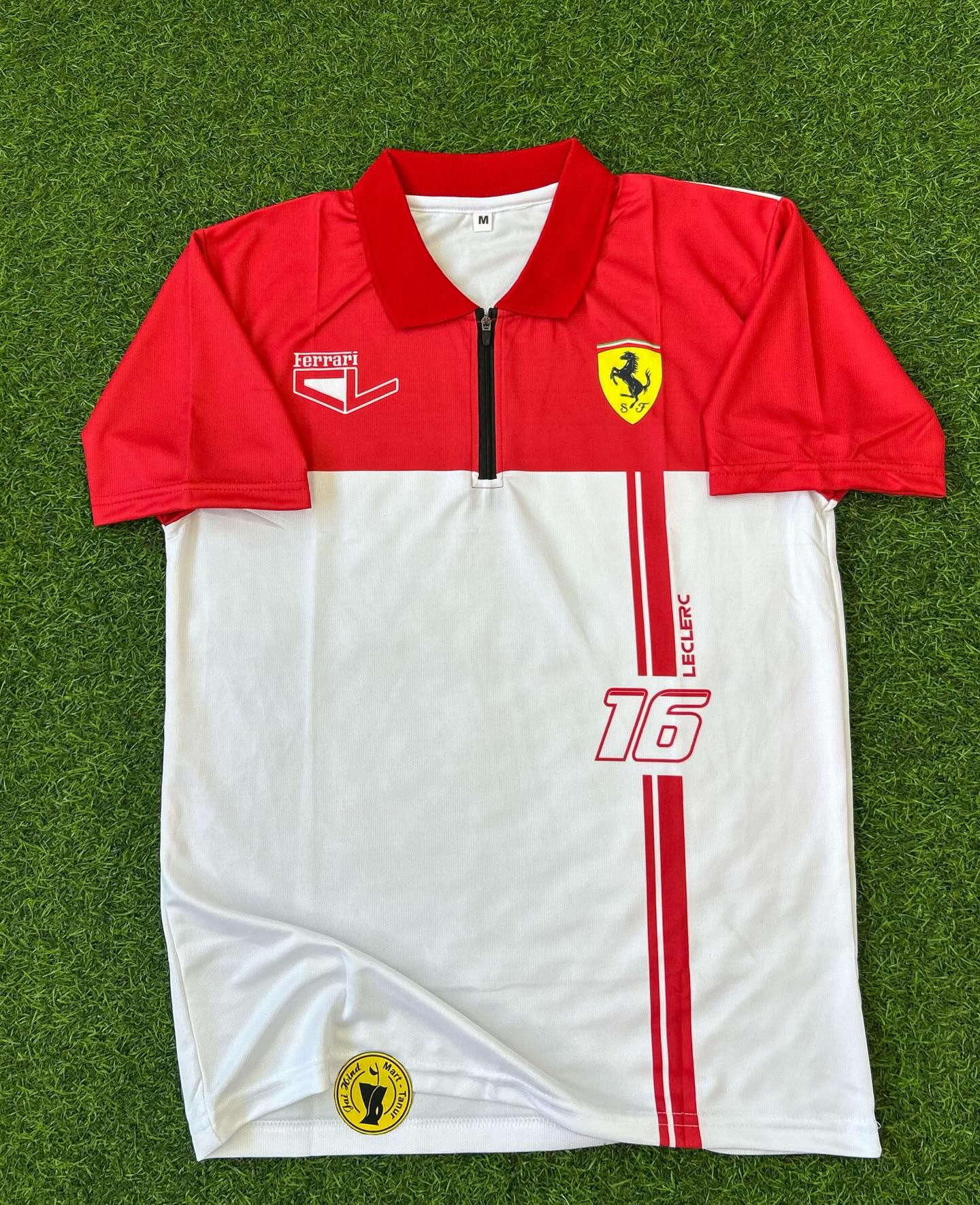 F1 JERSEY FERRARI, HALFSLEEVE POLO SUBLIMATION