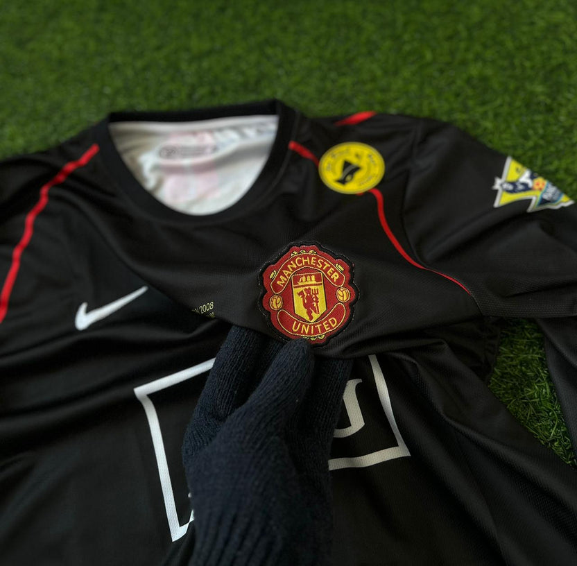 MAN UNITED 2007-08 AWAY KIT, FULLSLEEVE EMBROIDERY