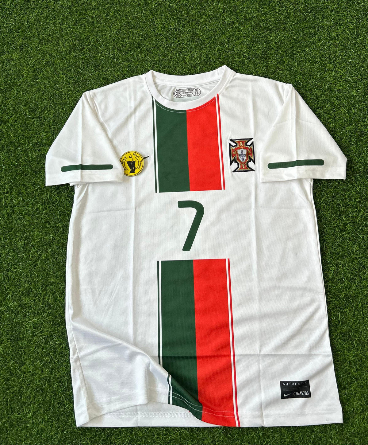 PORTUGAL 2010 WORLD CUP AWAY KIT, HALFSLEEVE EMBROIDERY
