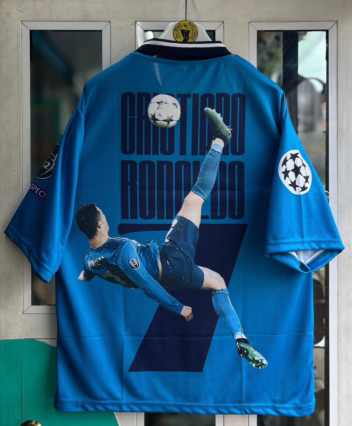 REAL MADRID VINTAGE SPECIAL, RONALDO TRIBUTE KIT. FIVESLEEVE POLO SUBLIMATION