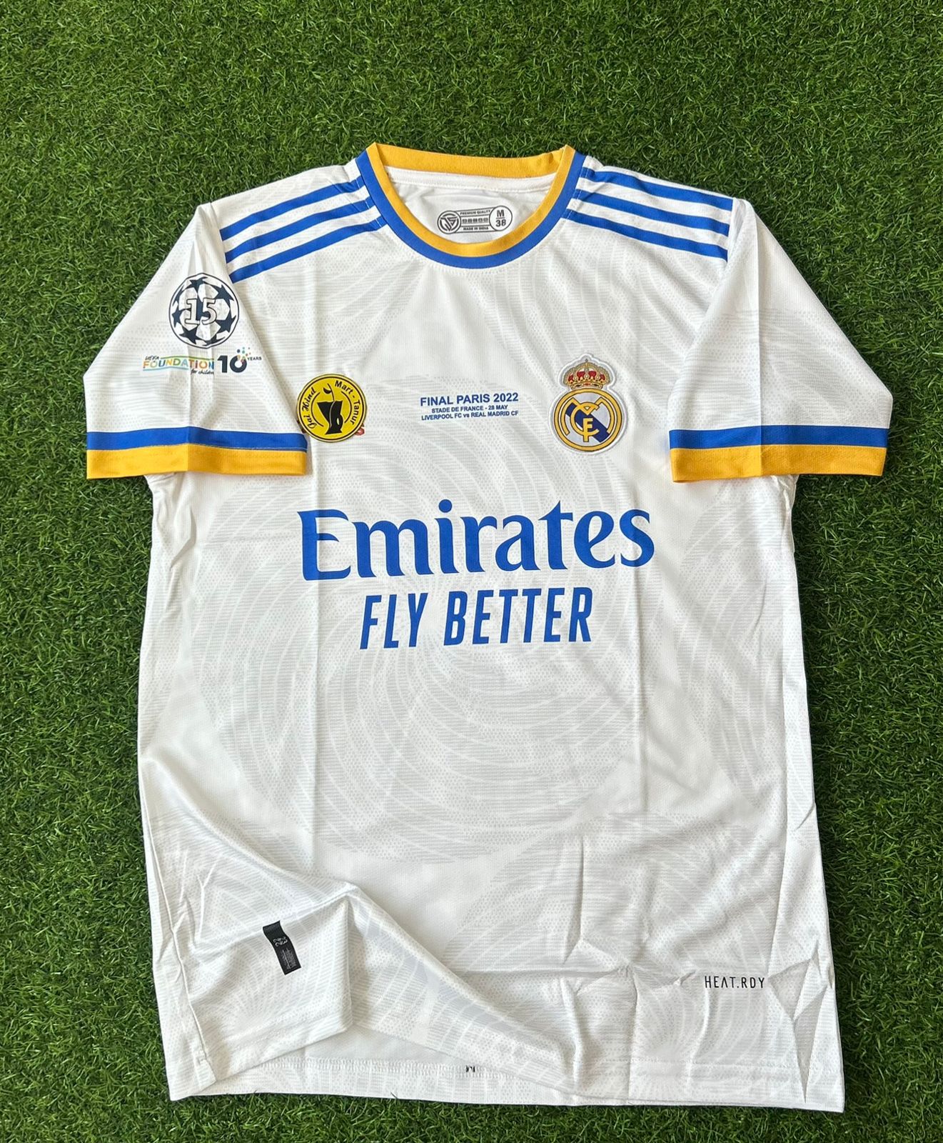 REAL MADRID 2021-22 HOME KIT, HALFSLEEVE EMBROIDERY