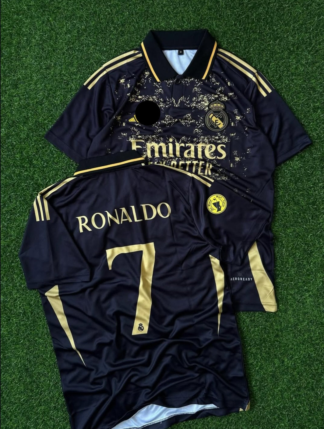 REAL MADRID STARLIGHT SPECIAL EDITION , HALFSLEEVE POLO EMBROIDERY
