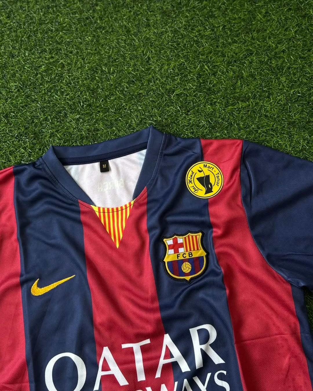 BARCELONA 2014-15 SEASON HOME KIT, HALFSLEEVE EMBROIDERY
