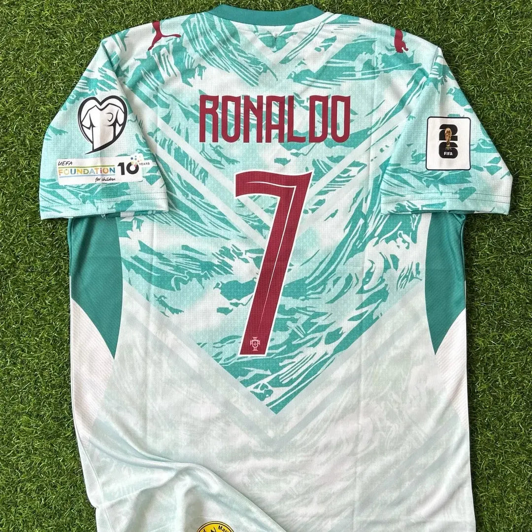 PORTUGAL 2026 WORLD CUP AWAY KIT, HALFSLEEVE SUBLIMATION/EMBROIDERY